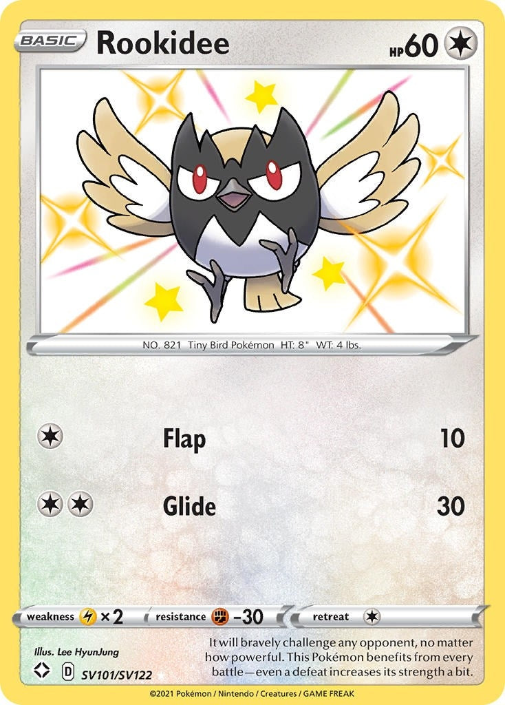 Image for Rookidee (Shining Fates: Shiny Vault) (SV101/SV122) - Pokemon