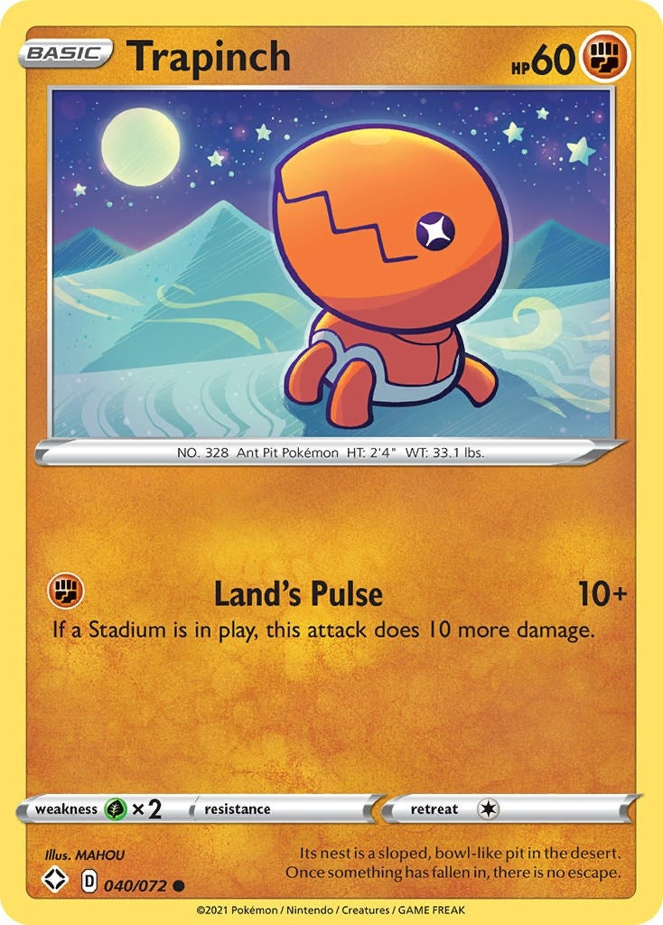 Image for Trapinch (Shining Fates) (040/072) - Pokemon