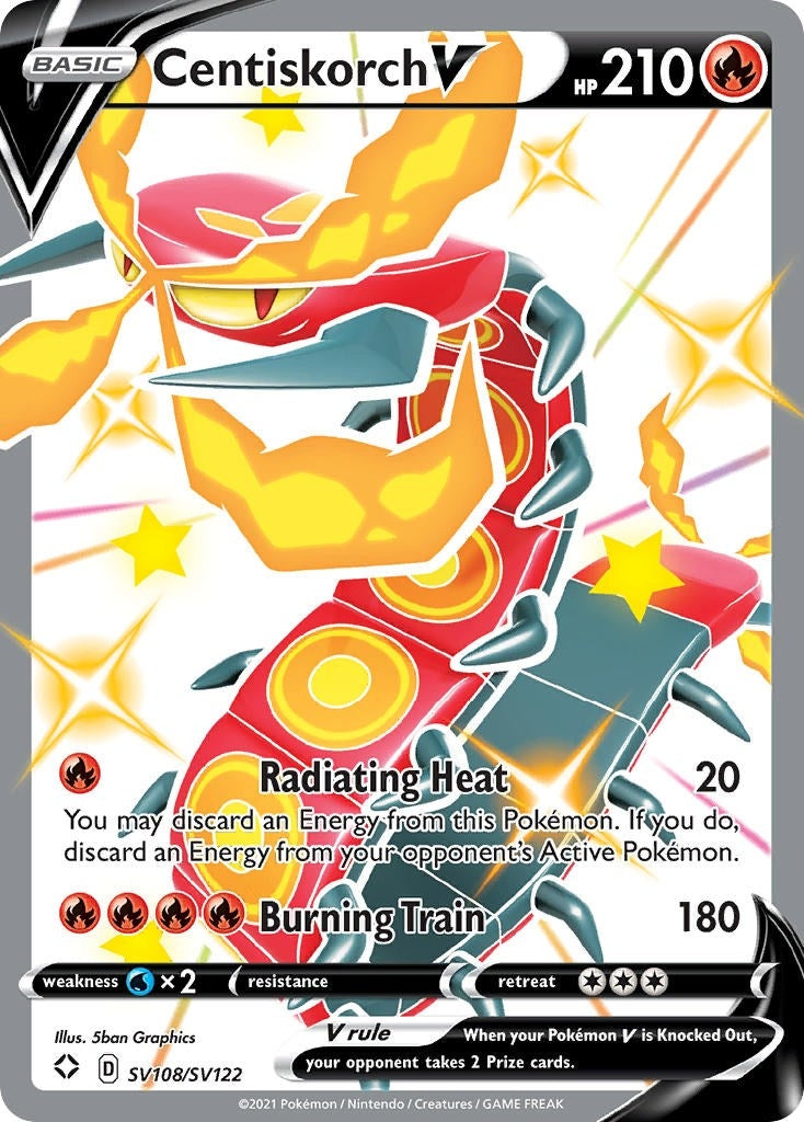 Image for Centiskorch V (Shining Fates: Shiny Vault) (SV108/SV122) - Pokemon