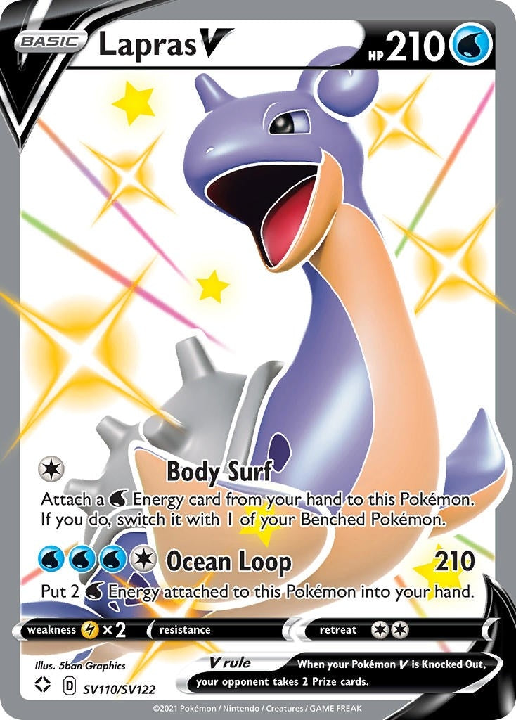 Image for Lapras V (Shining Fates: Shiny Vault) (SV110/SV122) - Pokemon