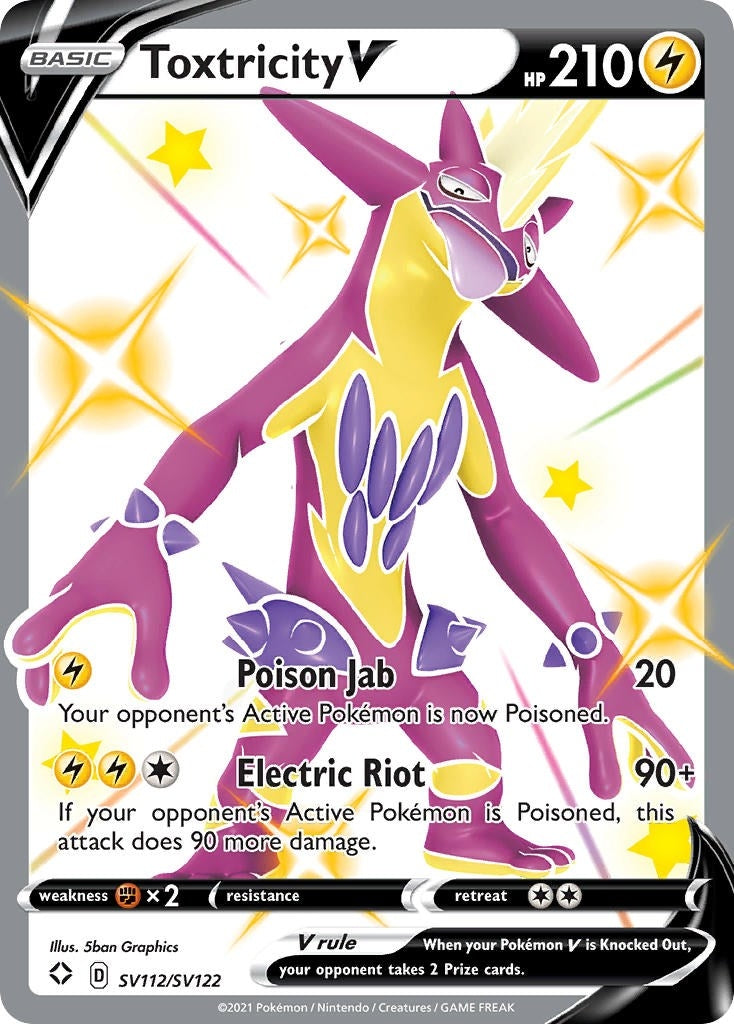 Image for Toxtricity V (Shining Fates: Shiny Vault) (SV112/SV122) - Pokemon