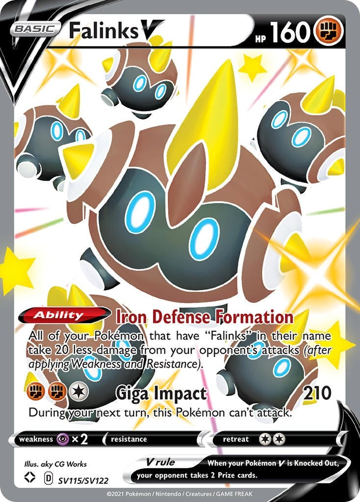 Image for Falinks V (Shining Fates: Shiny Vault) (SV115/SV122) - Pokemon