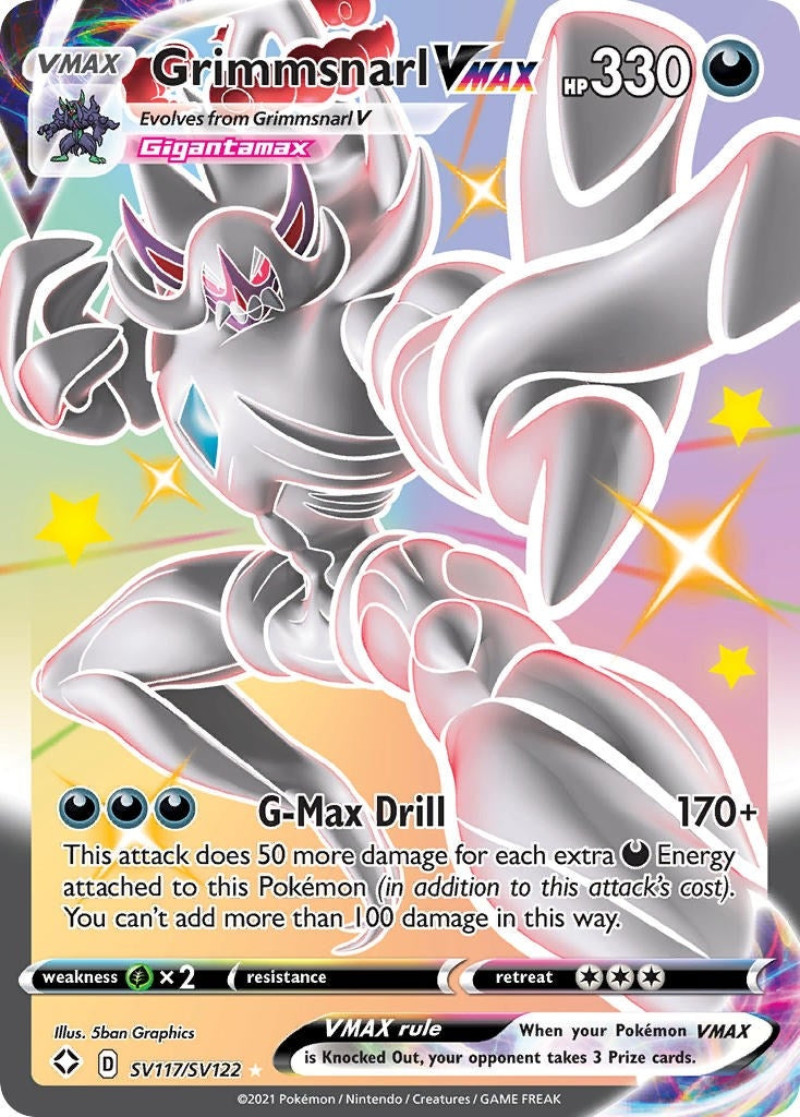 Image for Grimmsnarl VMAX (Shining Fates: Shiny Vault) (SV117/SV122) - Pokemon