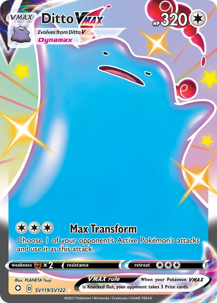Image for Ditto VMAX (Shining Fates: Shiny Vault) (SV119/SV122) - Pokemon