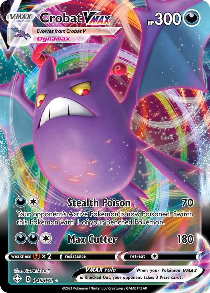 Image for Crobat VMAX (Shining Fates) (045/072) - Pokemon