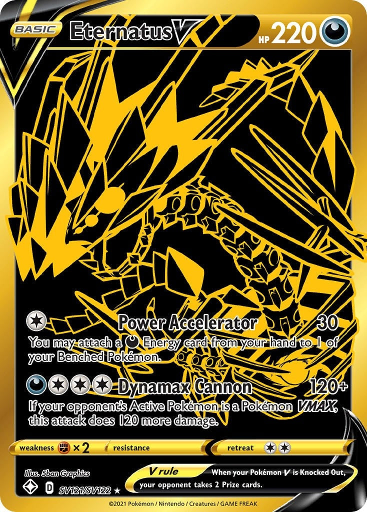 Image for Eternatus V (Shining Fates: Shiny Vault) (SV121/SV122) - Pokemon
