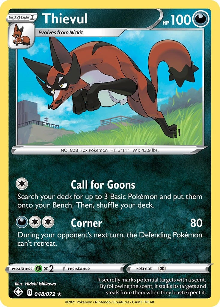 Image for Thievul (Shining Fates) (048/072) - Pokemon
