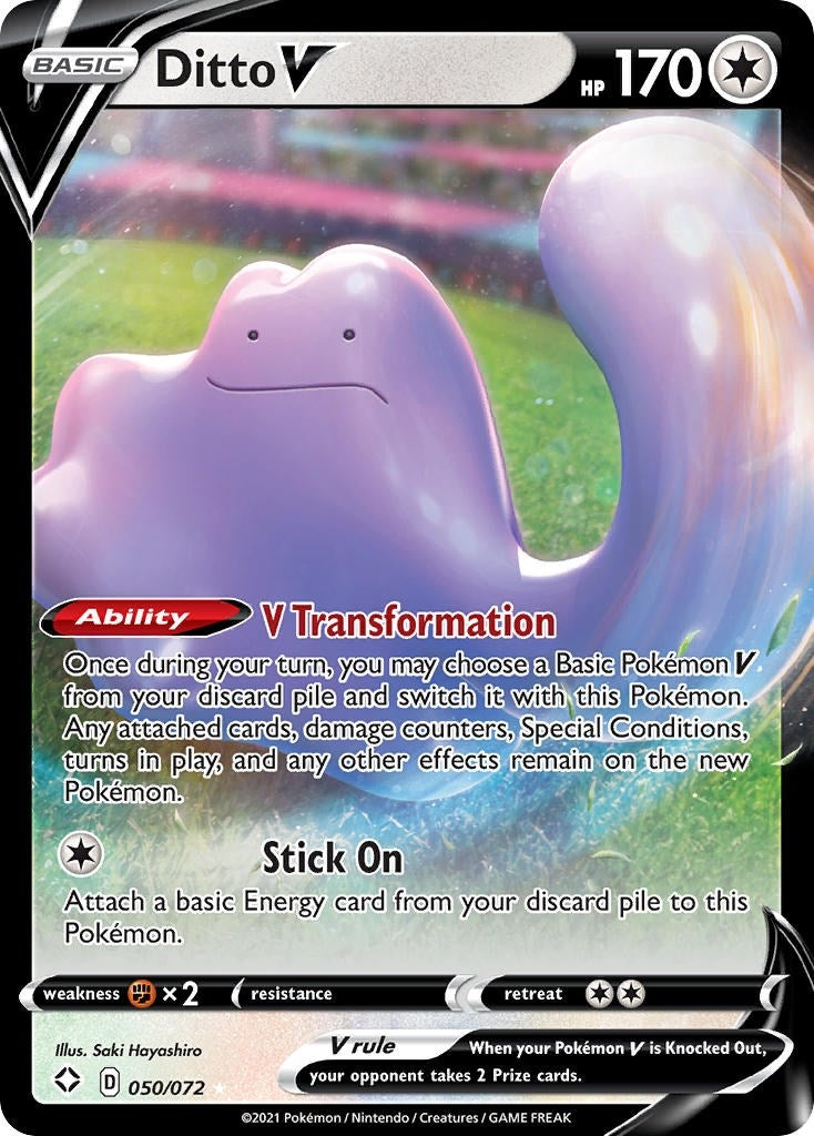 Image for Ditto V (Shining Fates) (050/072) - Pokemon