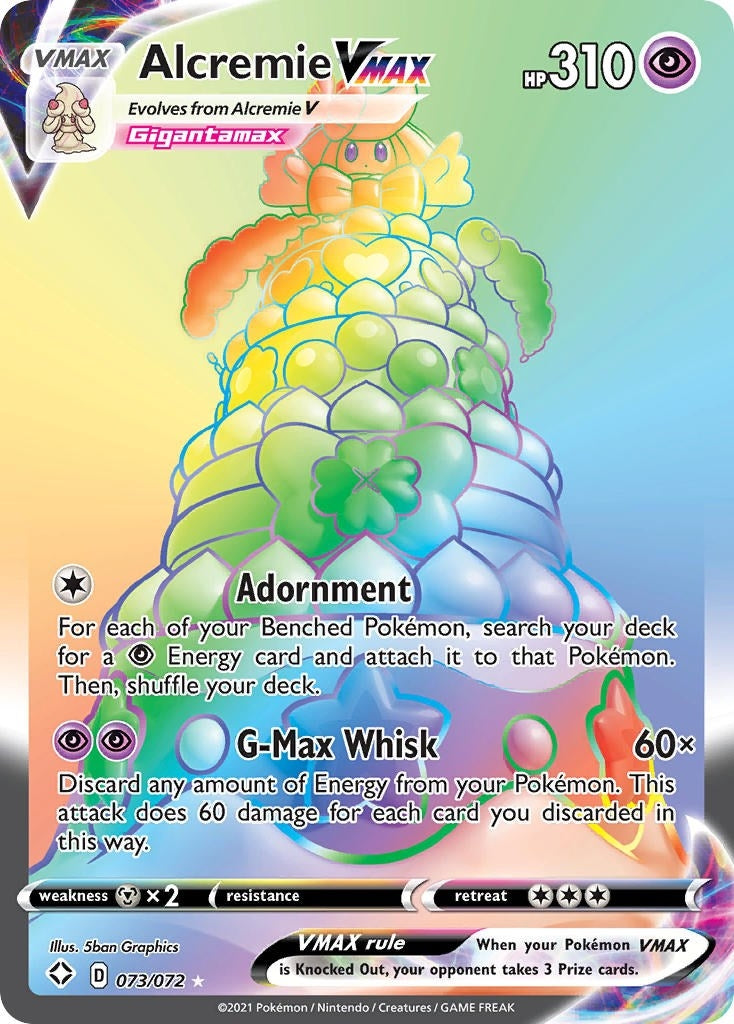 Image for Alcremie VMAX (Secret) (Shining Fates) (073/072) - Pokemon