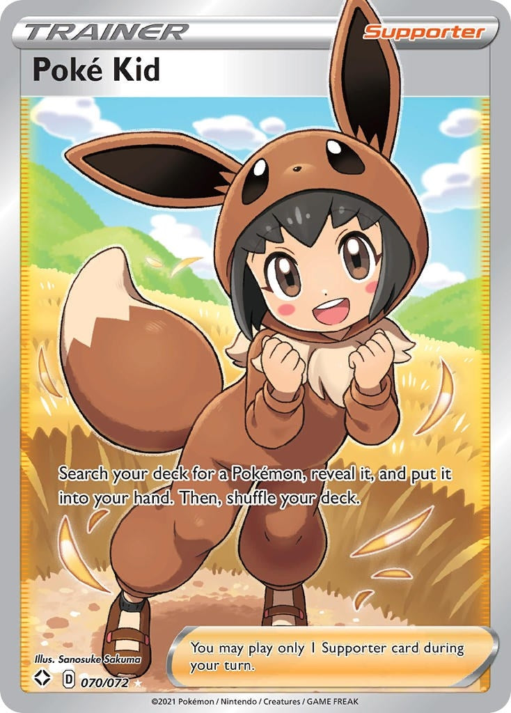 Image for Poke Kid (Full Art) (Shining Fates) (070/072) - Pokemon
