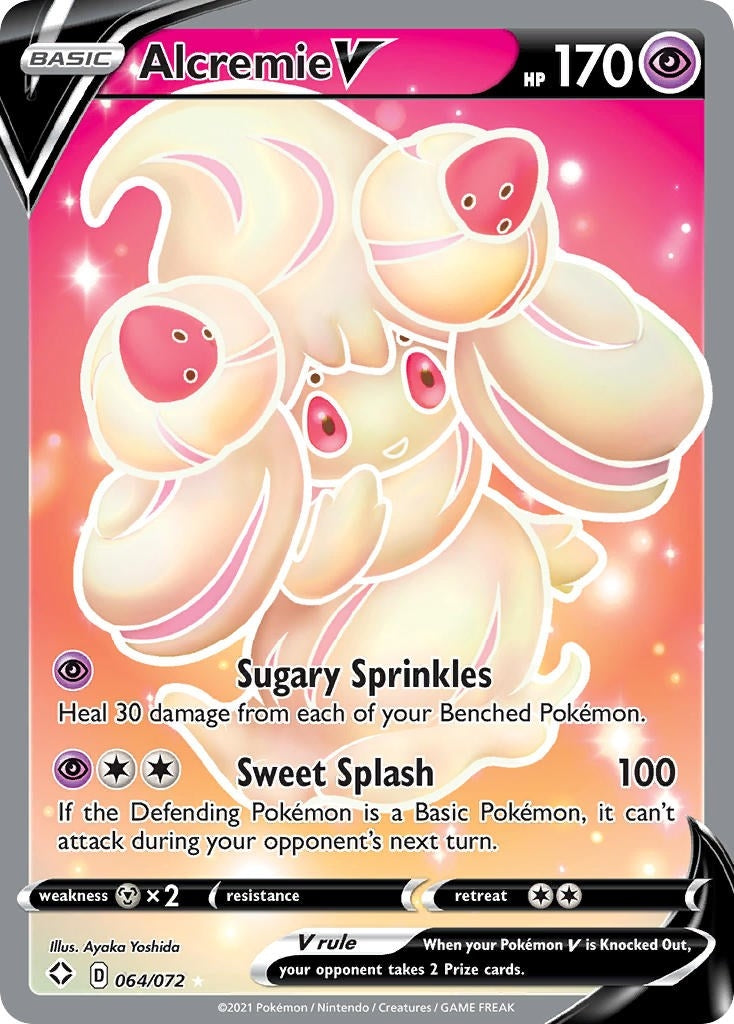Image for Alcremie V (Full Art) (Shining Fates) (064/072) - Pokemon
