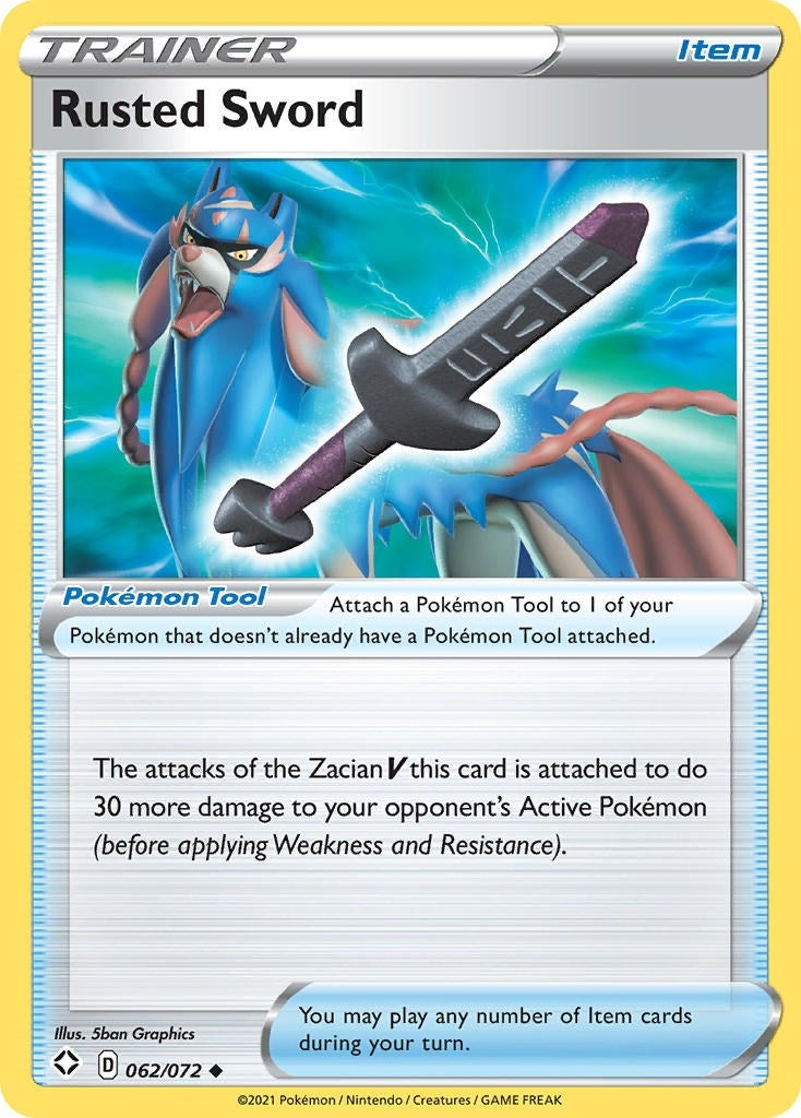 Image for Rusted Sword (Shining Fates) (062/072) - Pokemon