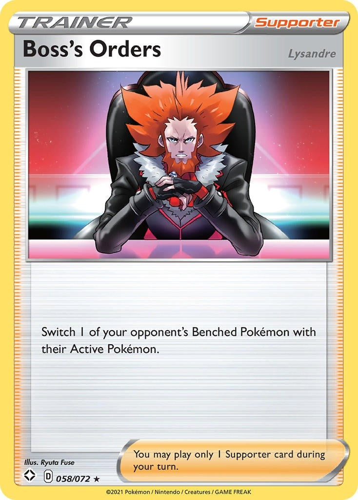 Image for Boss's Orders (Shining Fates) (058/072) - Pokemon