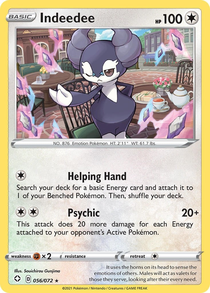 Image for Indeedee (Shining Fates) (056/072) - Pokemon