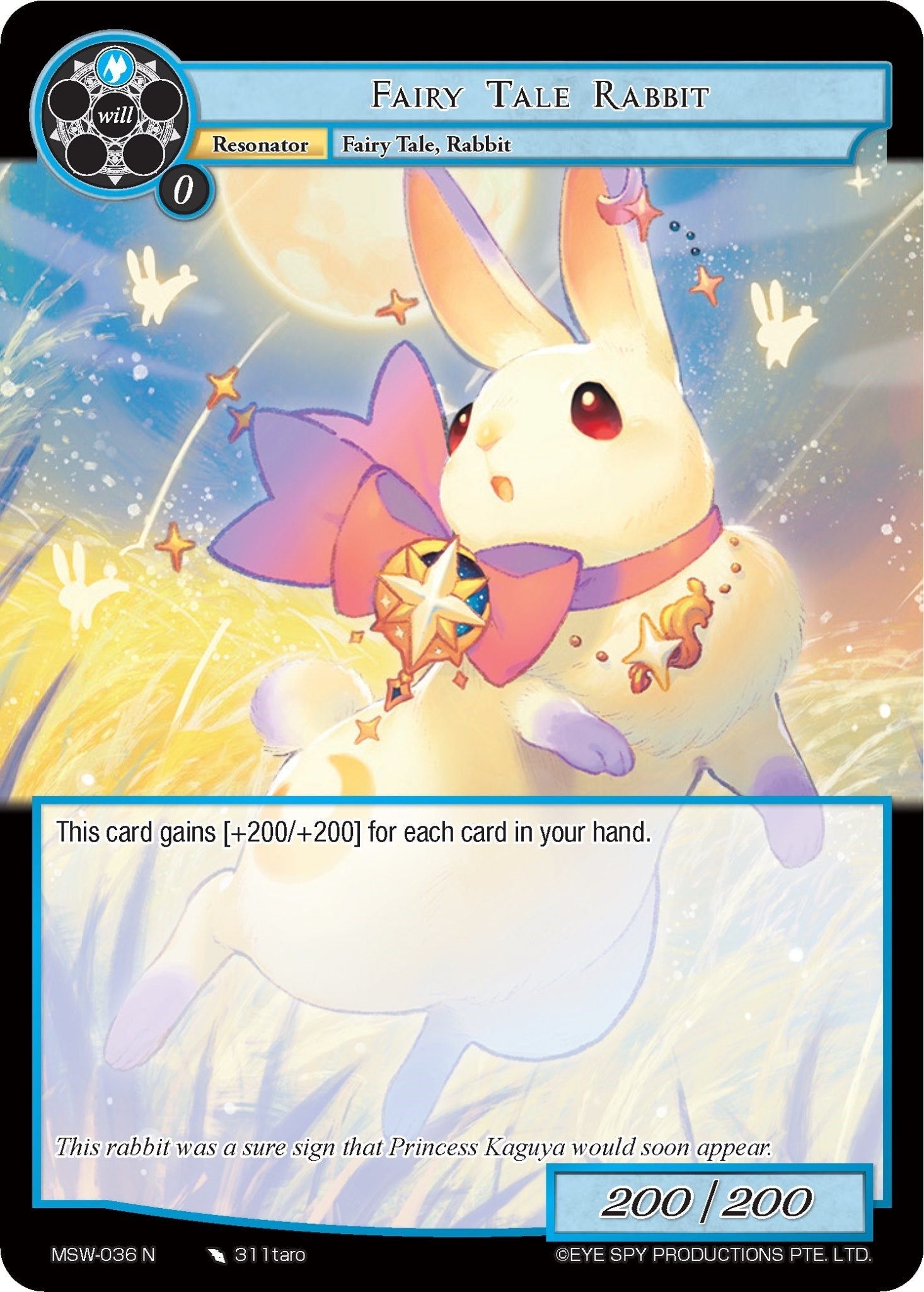 Image for Fairy Tale Rabbit (The Magic Stone War - Zero) (MSW-036) - Force of Will