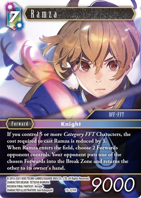 Image for Ramza (Opus XIII: Crystal Radiance) (13-121R) - Final Fantasy TCG