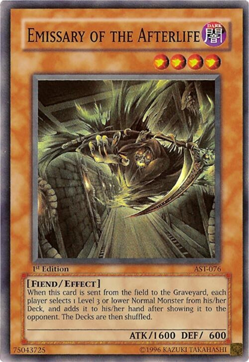 Image for Emissary of the Afterlife (Ancient Sanctuary) (AST-076) - YuGiOh