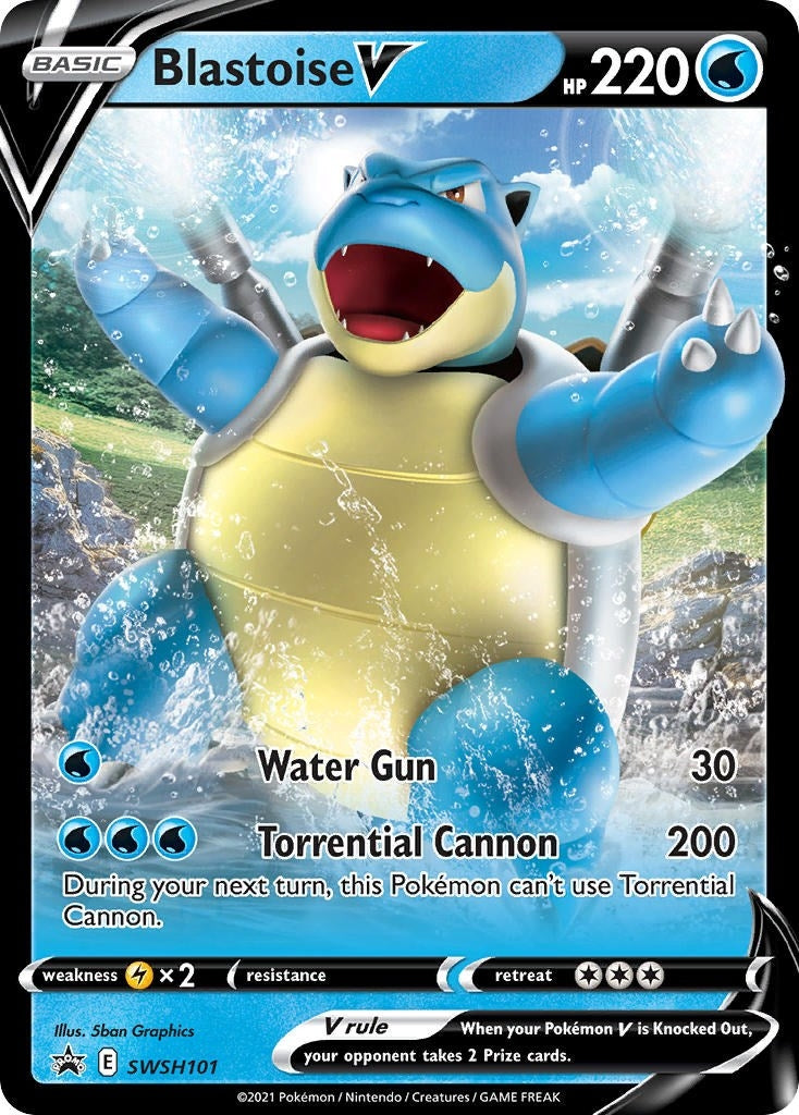Image for Blastoise V - SWSH101 (SWSH: Sword & Shield Promo Cards) (SWSH101) - Pokemon