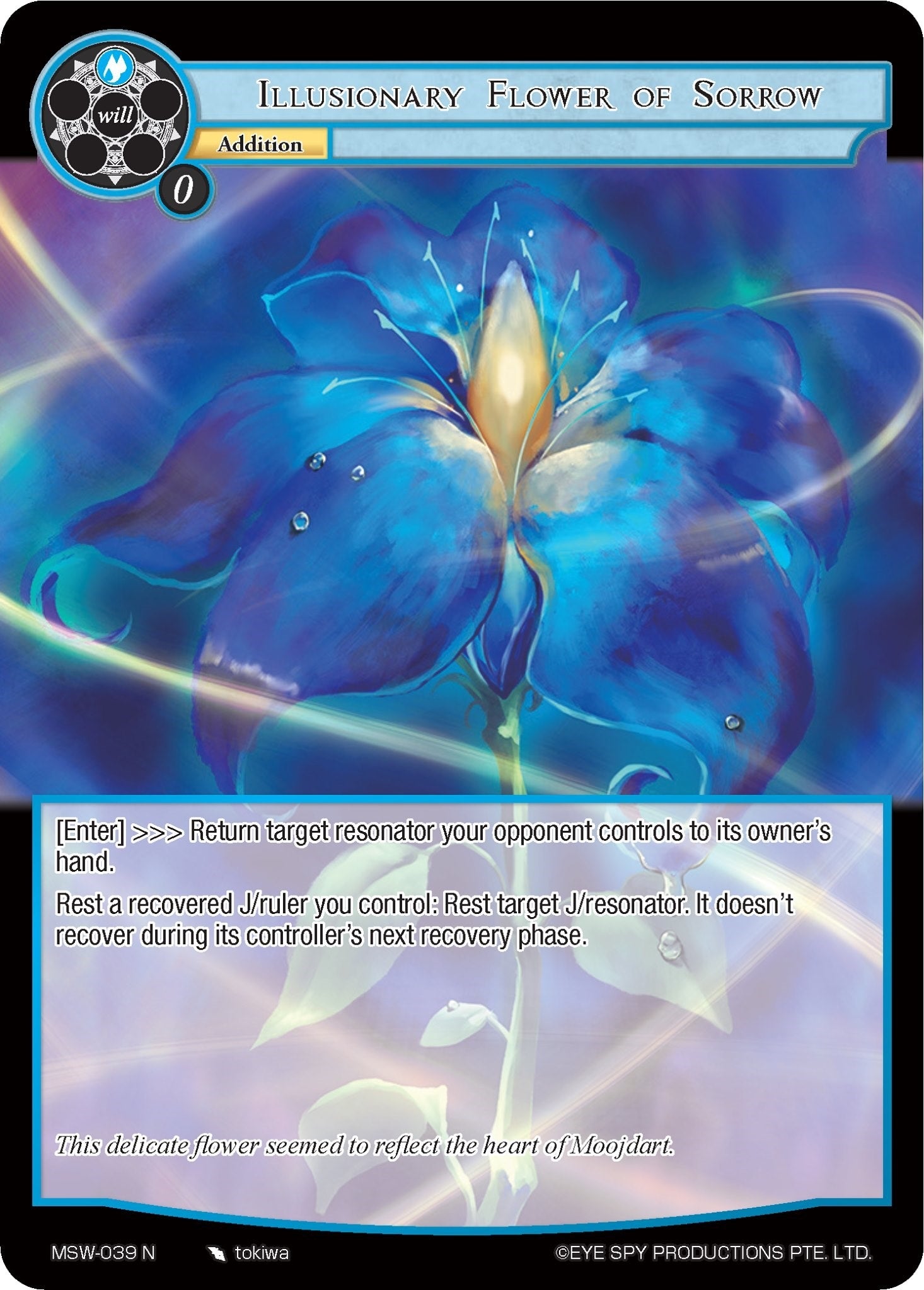 Image for Illusionary Flower of Sorrow (The Magic Stone War - Zero) (MSW-039) - Force of Will
