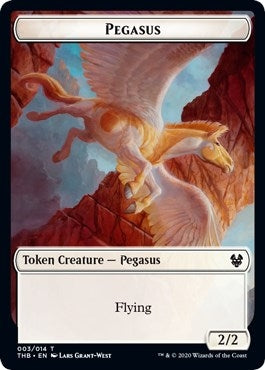 Image for Pegasus // Shark Double-Sided Token (Challenger 2021) (Unique and Miscellaneous Promos) (3 // 7) - Magic: The Gathering