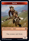 Image for Satyr // Goblin Construct Double-sided Token (Challenger 2021) (Unique and Miscellaneous Promos) (9 // 11) - Magic: The Gathering