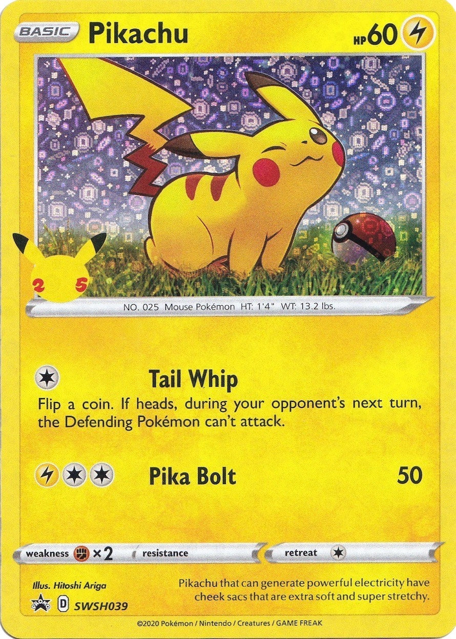 Image for Pikachu - SWSH039 (General Mills) (Miscellaneous Cards & Products) (SWSH039) - Pokemon