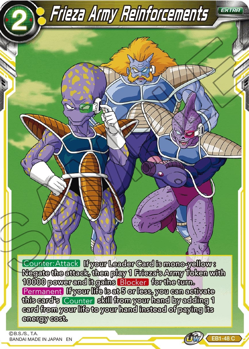 Image for Frieza Army Reinforcements (Battle Evolution Booster) (EB1-48) - Dragon Ball Super: Masters