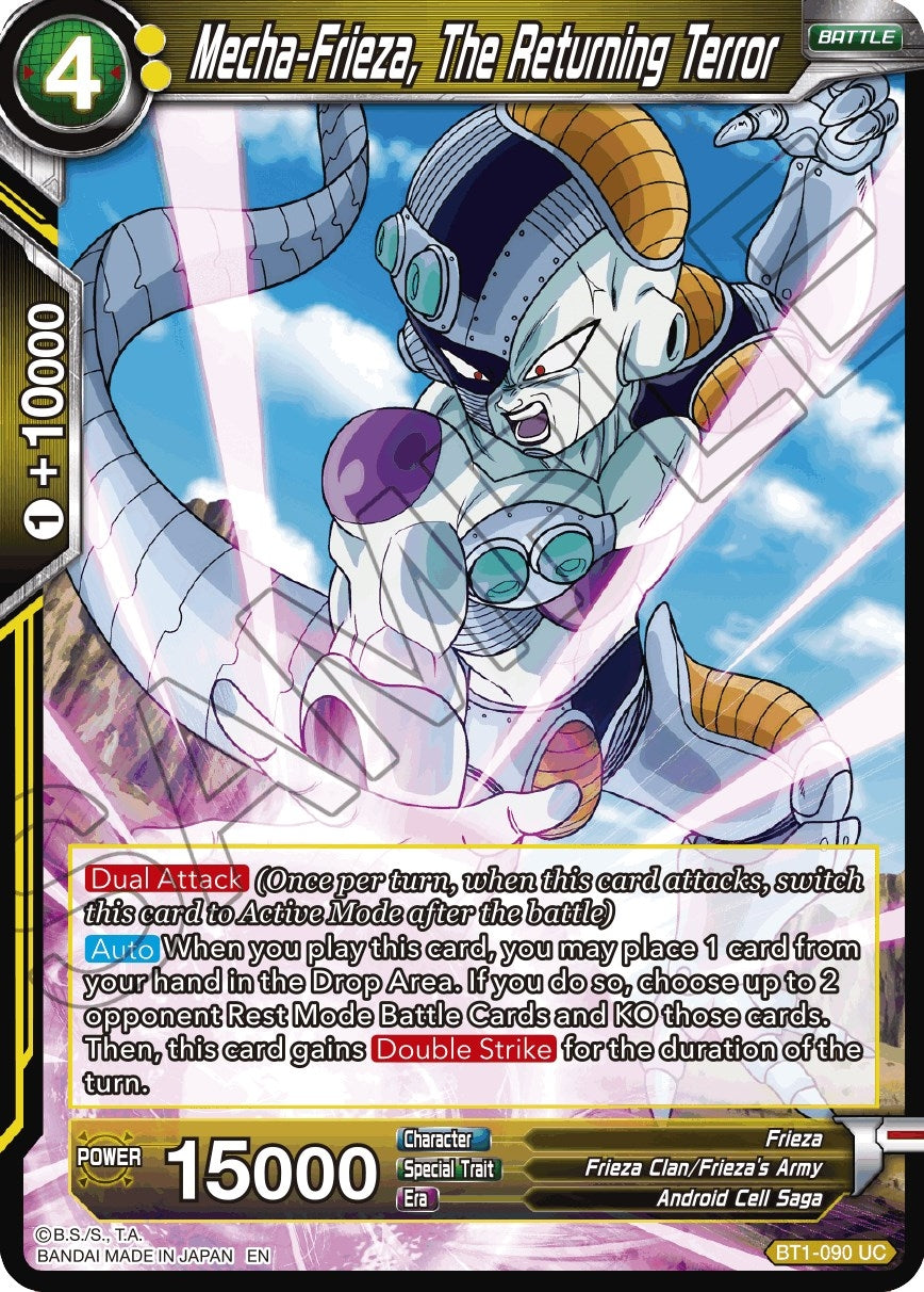 Image for Mecha-Frieza, The Returning Terror (Reprint) (Battle Evolution Booster) (BT1-090) - Dragon Ball Super: Masters