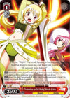 Image for "Teamwork on Our First Meeting" Momoko & Iroha (RRR) (Magia Record: Puella Magi Madoka Magica [Side Story] (Mobile)) (MR/W59-TE04R RRR) - Weiss Schwarz