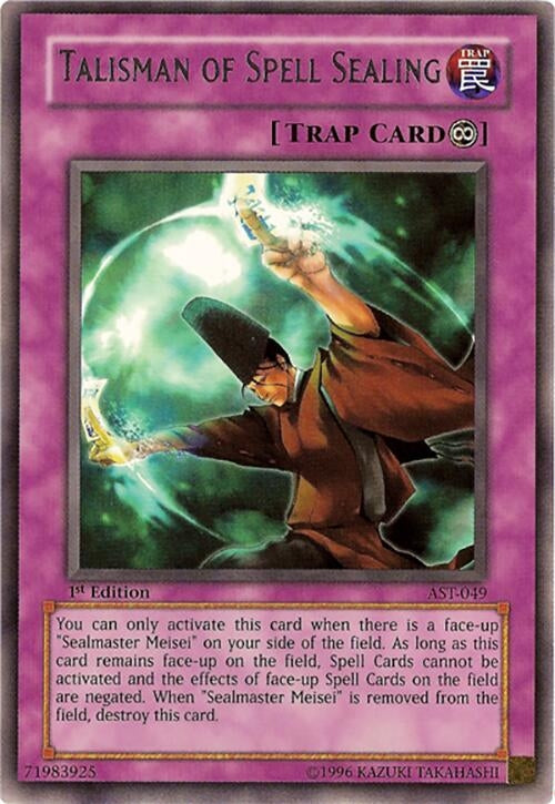 Image for Talisman of Spell Sealing (Ancient Sanctuary) (AST-049) - YuGiOh