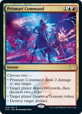 Image for Prismari Command (Strixhaven: School of Mages) (214) - Magic: The Gathering