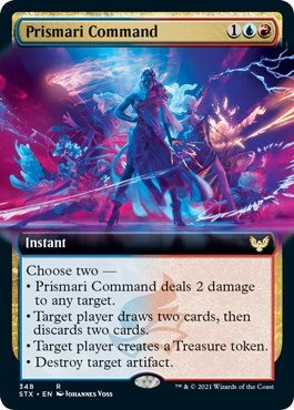 Image for Prismari Command (Extended Art) (Strixhaven: School of Mages) (348) - Magic: The Gathering