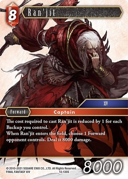 Image for Ran'jit (Opus XIII: Crystal Radiance) (13-130S) - Final Fantasy TCG