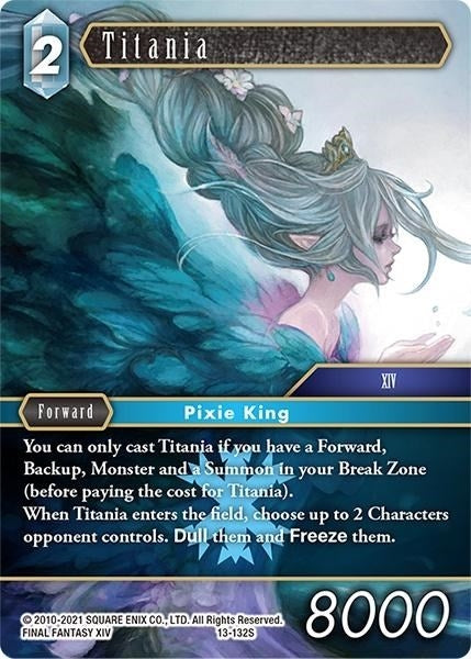 Image for Titania (Opus XIII: Crystal Radiance) (13-132S) - Final Fantasy TCG