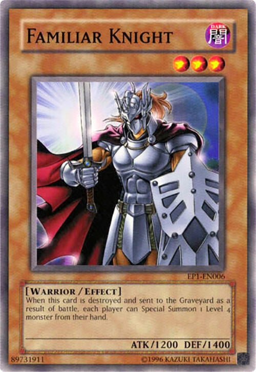 Image for Familiar Knight (Yu-Gi-Oh! Movie Exclusive Pack) (EP1-EN006) - YuGiOh