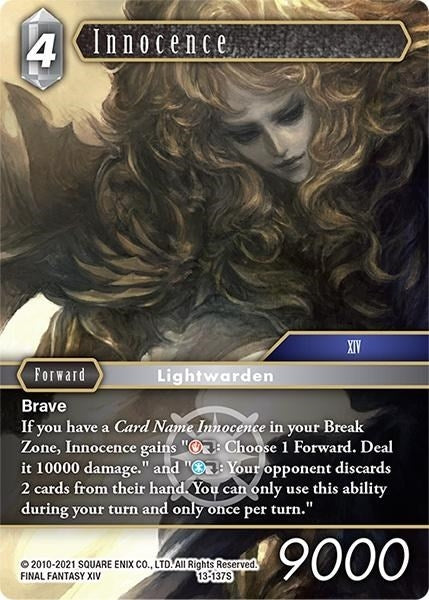 Image for Innocence (Opus XIII: Crystal Radiance) (13-137S) - Final Fantasy TCG