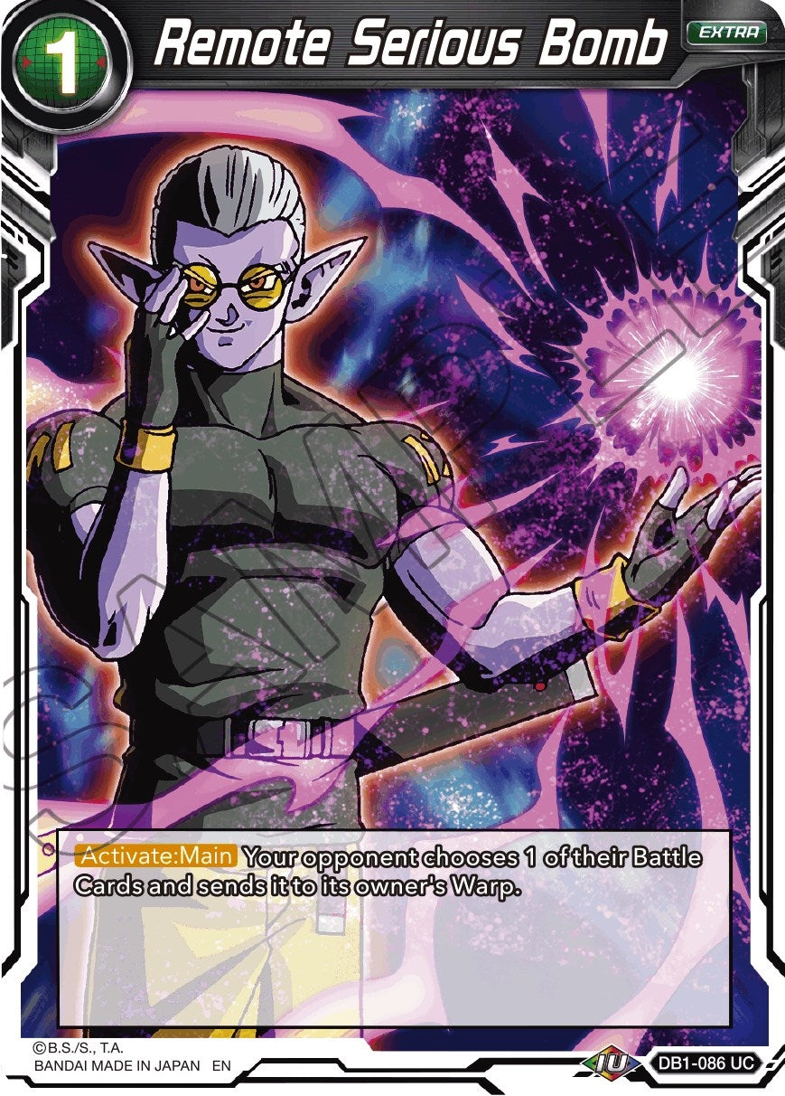 Image for Remote Serious Bomb (Reprint) (Battle Evolution Booster) (DB1-086) - Dragon Ball Super: Masters