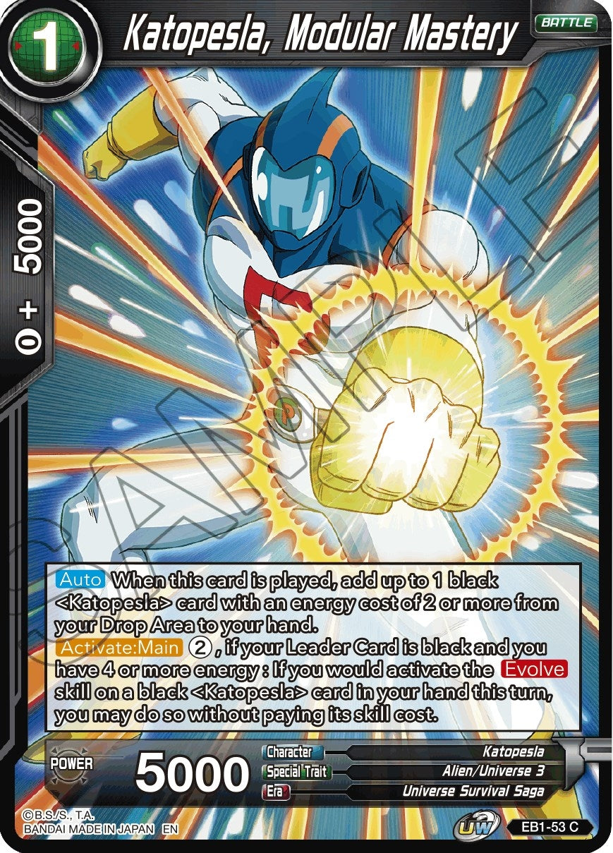 Image for Katopesla, Modular Mastery (Battle Evolution Booster) (EB1-53) - Dragon Ball Super: Masters