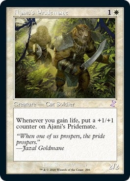 Image for Ajani's Pridemate (Time Spiral: Remastered) (290) - Magic: The Gathering