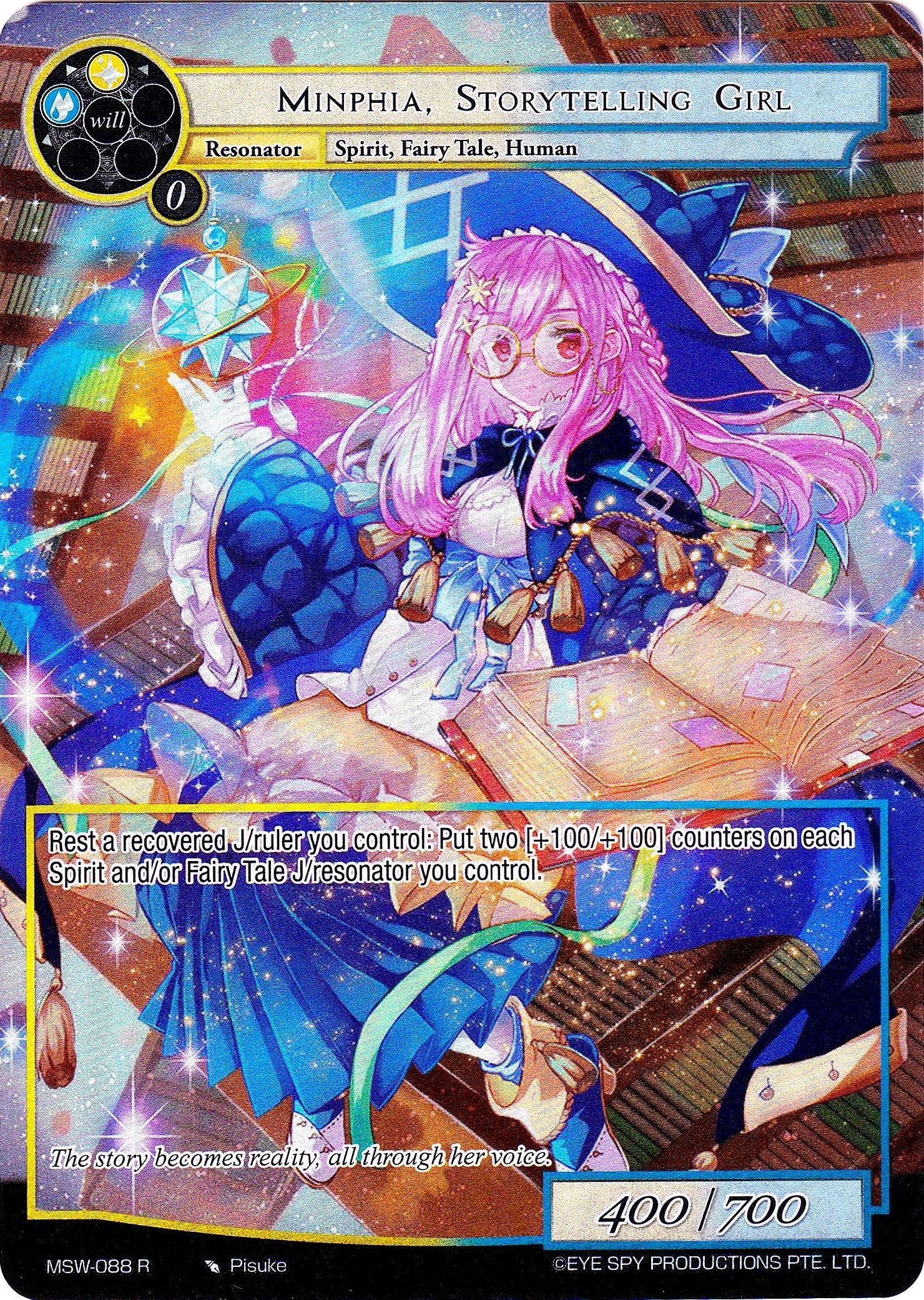 Image for Minphia, Storytelling Girl (Full Art) (The Magic Stone War - Zero) (MSW-088) - Force of Will