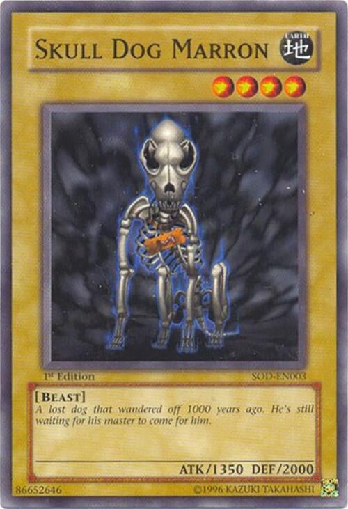 Image for Skull Dog Marron (Soul of the Duelist) (SOD-EN003) - YuGiOh