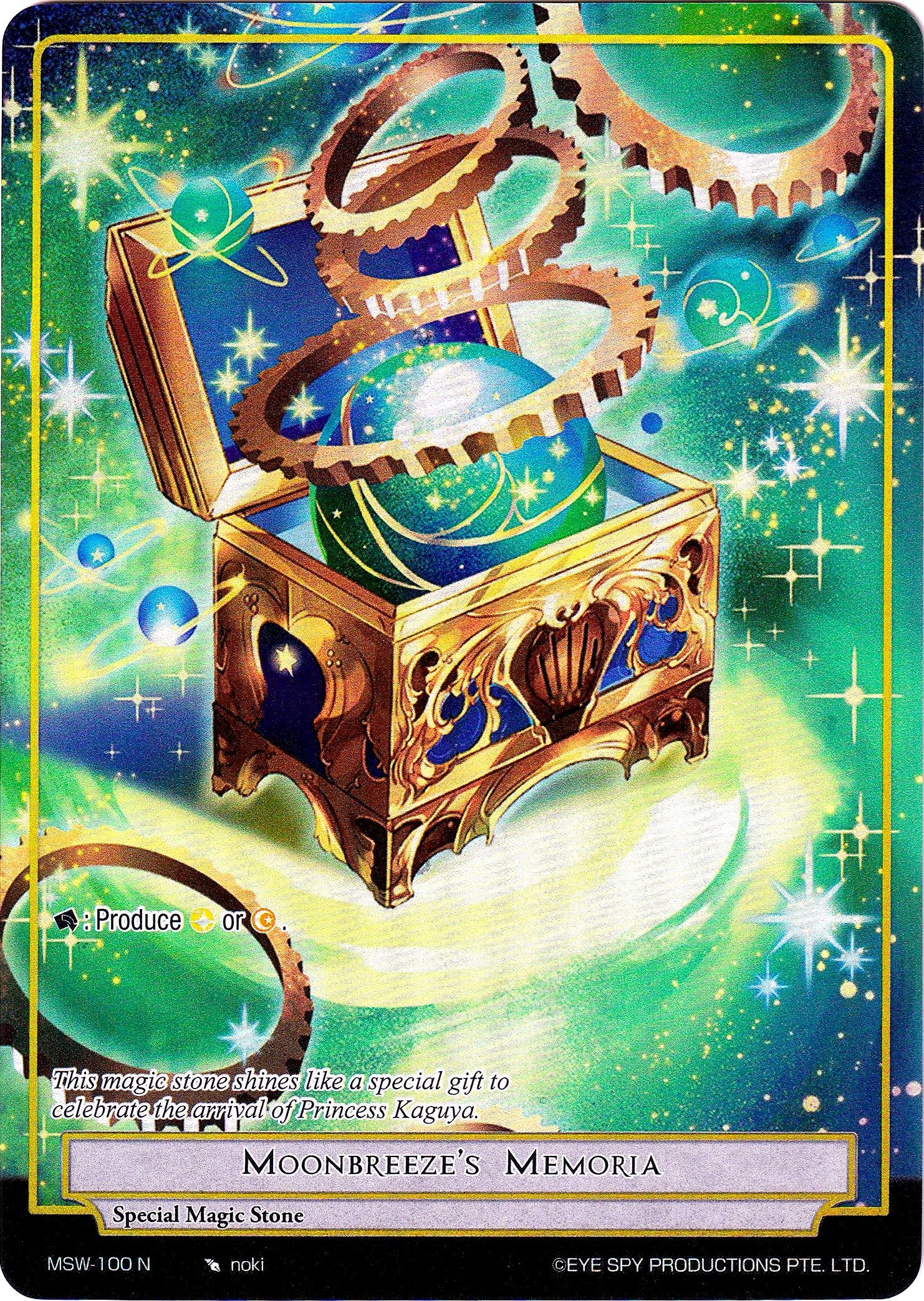 Image for Moonbreeze's Memoria (Full Art) (The Magic Stone War - Zero) (MSW-100) - Force of Will