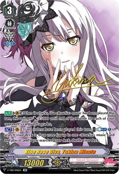Image for Blue Rose Diva, Yukina Minato (SP) (V-TB01: BanG Dream! FILM LIVE) (V-TB01/SP16EN) - Cardfight Vanguard