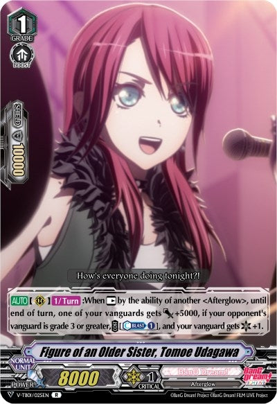 Image for Figure of an Older Sister, Tomoe Udagawa (V-TB01: BanG Dream! FILM LIVE) (V-TB01/025EN) - Cardfight Vanguard
