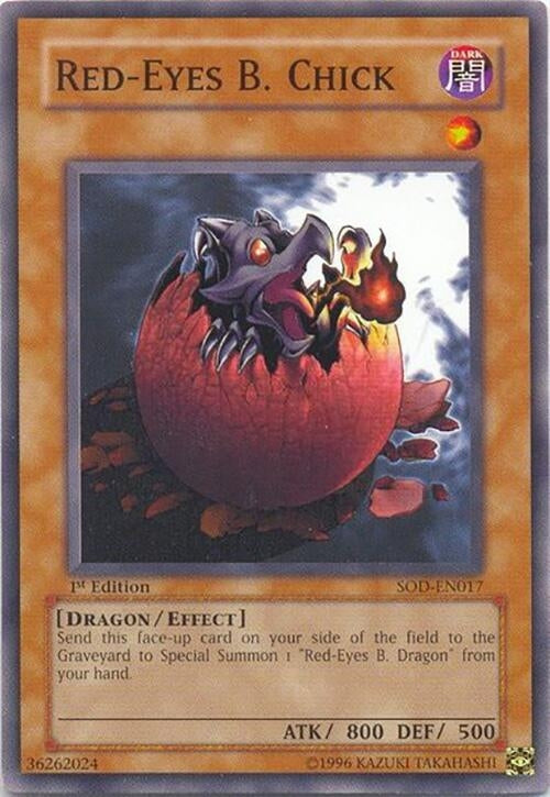 Image for Red-Eyes B. Chick (Soul of the Duelist) (SOD-EN017) - YuGiOh