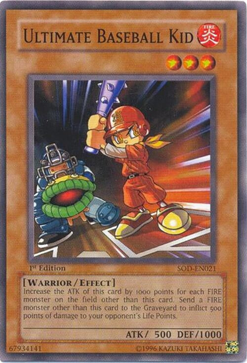 Image for Ultimate Baseball Kid (Soul of the Duelist) (SOD-EN021) - YuGiOh