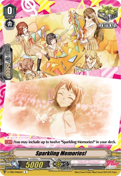 Image for Sparkling Memories! (A) (Poppin'Party) (V-TB01: BanG Dream! FILM LIVE) (V-TB01/048aEN) - Cardfight Vanguard