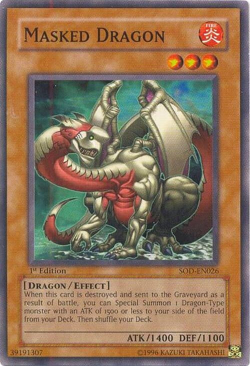 Image for Masked Dragon (Soul of the Duelist) (SOD-EN026) - YuGiOh