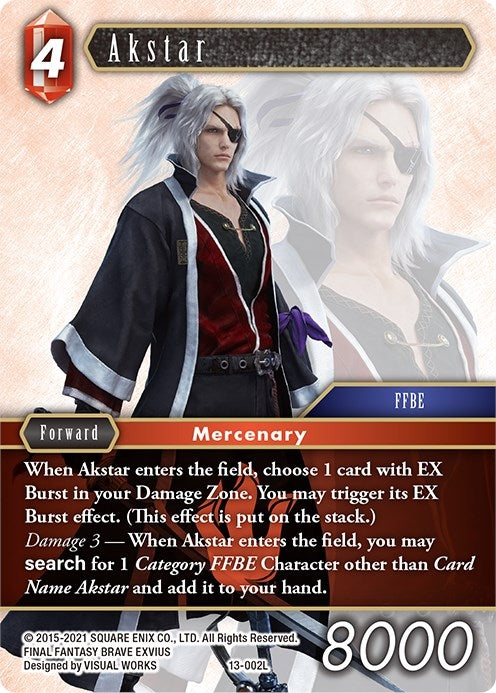 Image for Akstar (Opus XIII: Crystal Radiance) (13-002L) - Final Fantasy TCG