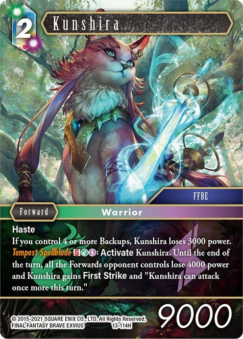 Image for Kunshira (Opus XIII: Crystal Radiance) (13-114H) - Final Fantasy TCG